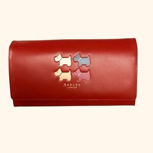 RADLEY London Heritage Large Flapover Wallet Red